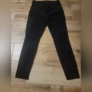 Black corduroy pants skinny